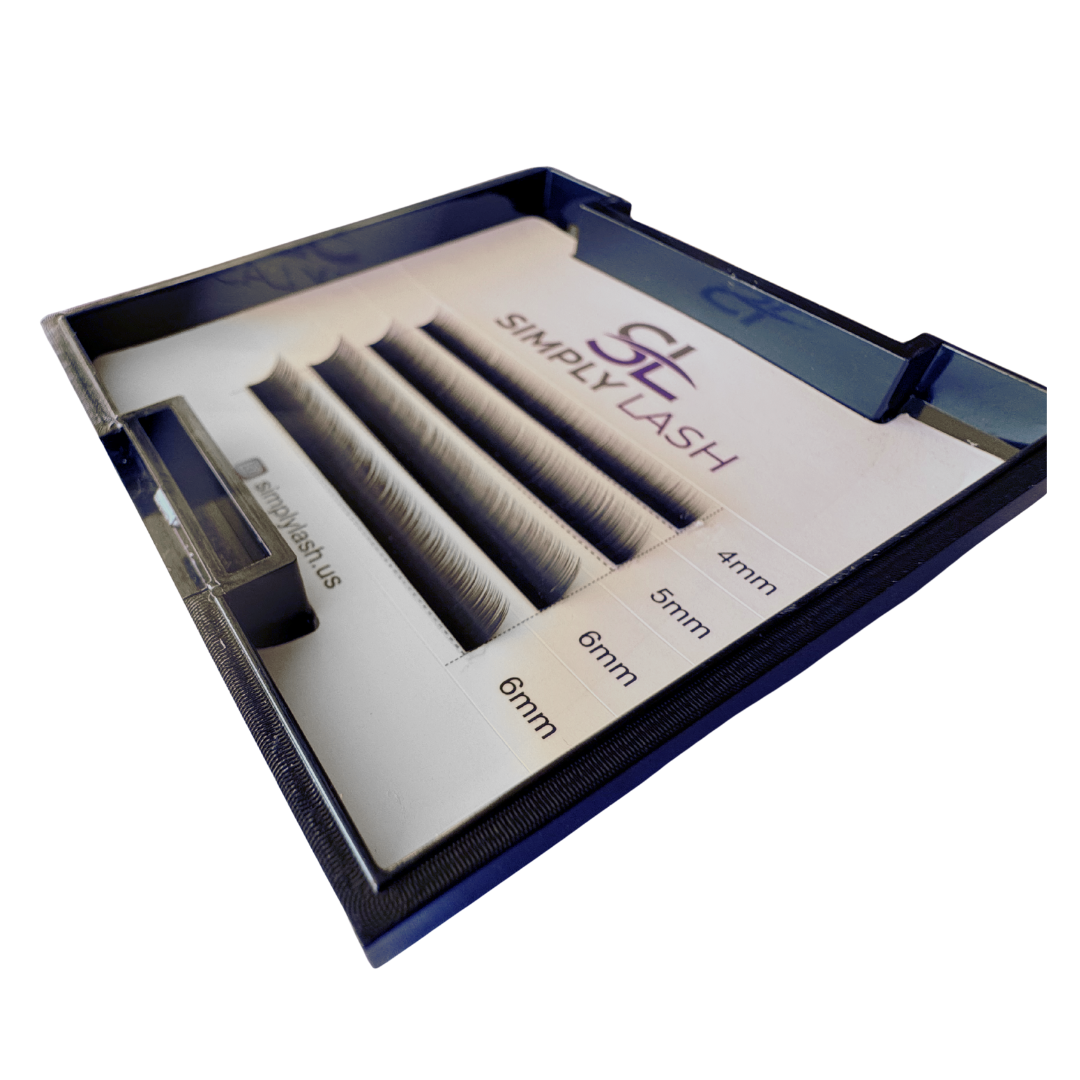 Super Short Lash Tray – 4mm, 5mm, 6mm Mixed | Inner Corner + Bottom Lash