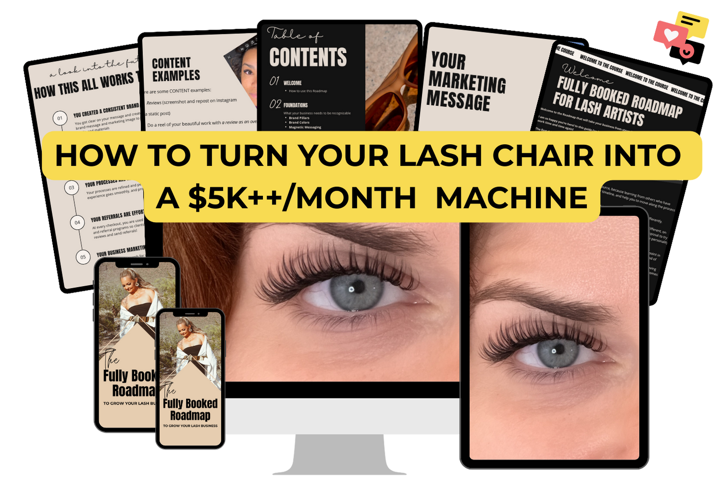 Fully Booked Roadmap for Lash Artists