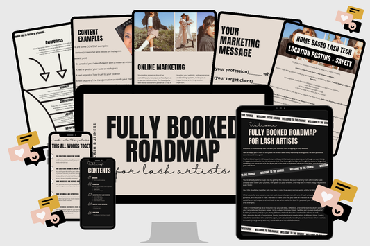 Fully Booked Roadmap for Lash Artists