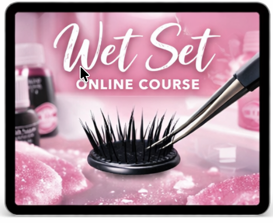 Wet Set Lash Online Course | Wispy Lash Training & Wet Set Techniques for Lash Artists